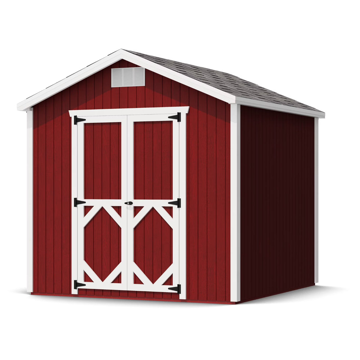 Little Cottage Co. 8x8 Classic Gable Shed, Outdoor Wood Storage Shed Do-It-Yourself Precut Kit - image 1