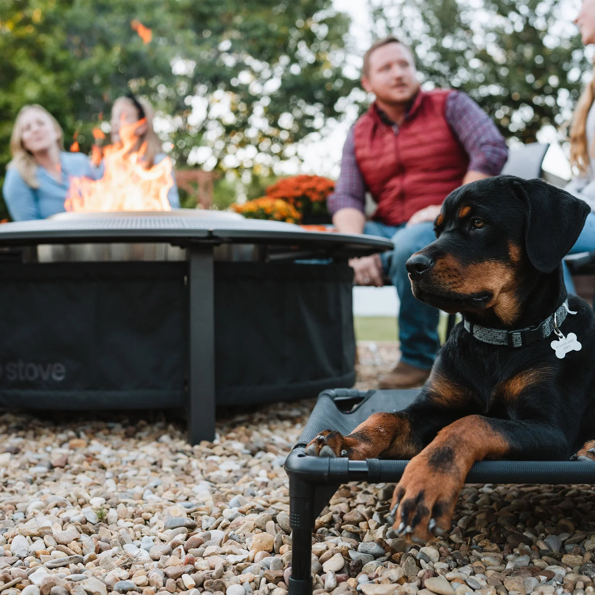 Solo Stove Fire Pit Surround Tabletop, Small Elevation for Ranger and Bonfire Wood Burning Outdoor Fire Pit, Powder - image 10