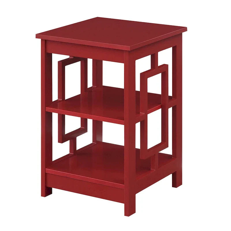 Convenience Concepts Town Square End Table Featuring Shelves - image 21