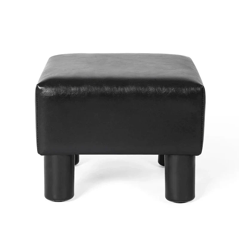 Adeco Faux Leather Footrest Ottoman with Plush Upholstery - image 18