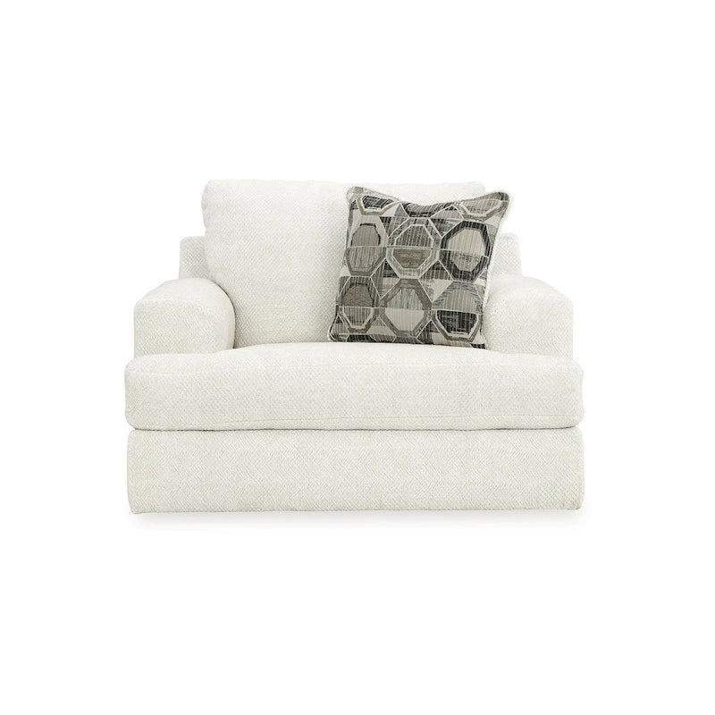 Signature Design by Ashley Karinne Oversized Linen Chair - Dimensions: 51" W x 41" D x 39" H - image 3
