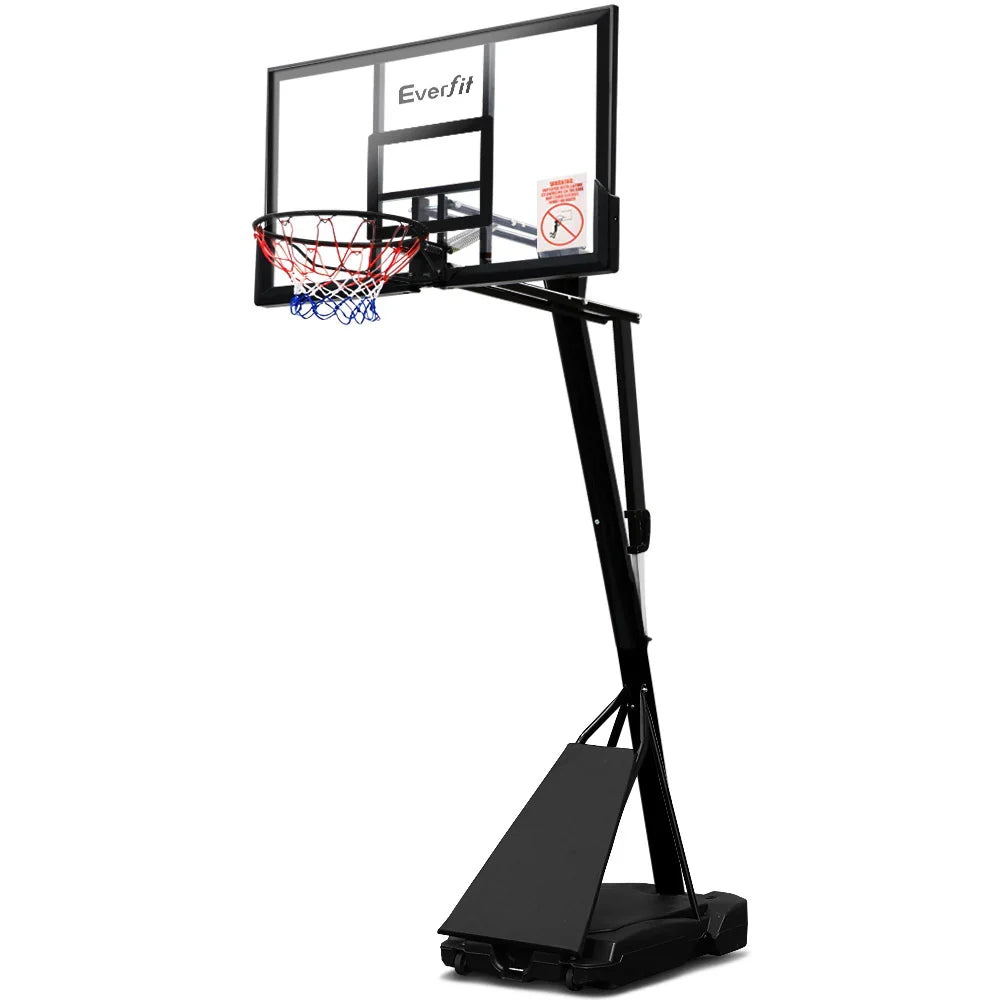 Everfit 3.05M Basketball Hoop Stand System Adjustable Height Portable Black Pro - image 1