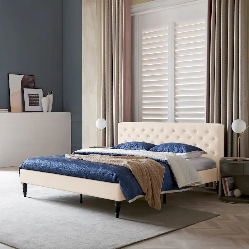 Christopher Knight Home Atterbury King Size Upholstered Bed Platform - image 18