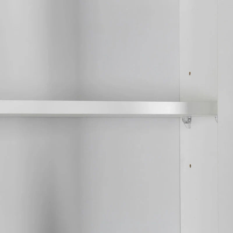 Spacious Kitchen Pantry Storage Cabinet Featuring Glass Doors - image 19