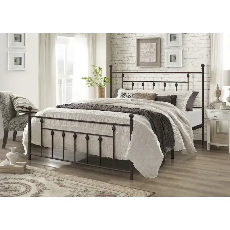 Melia Metal Bed Frame with Platform Design - image 3