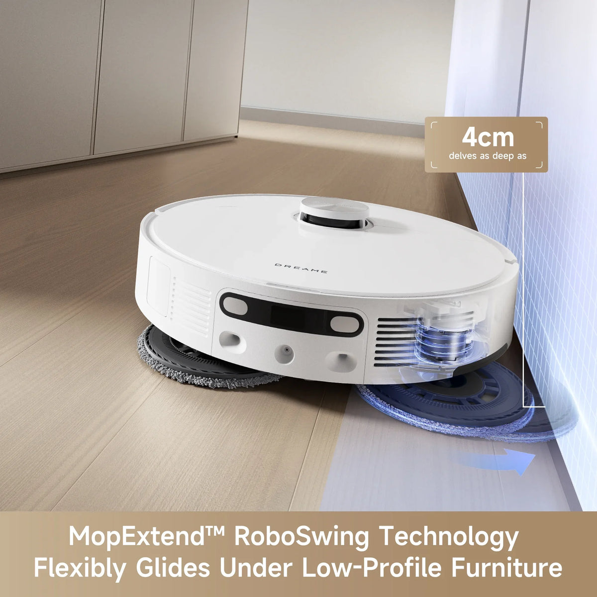 Dreame 2-in-1 Robot Vacuum and Mop, Auto Mop Raising, 7000Pa Suction, Self-Emptying Base, L20 Ultra - image 16