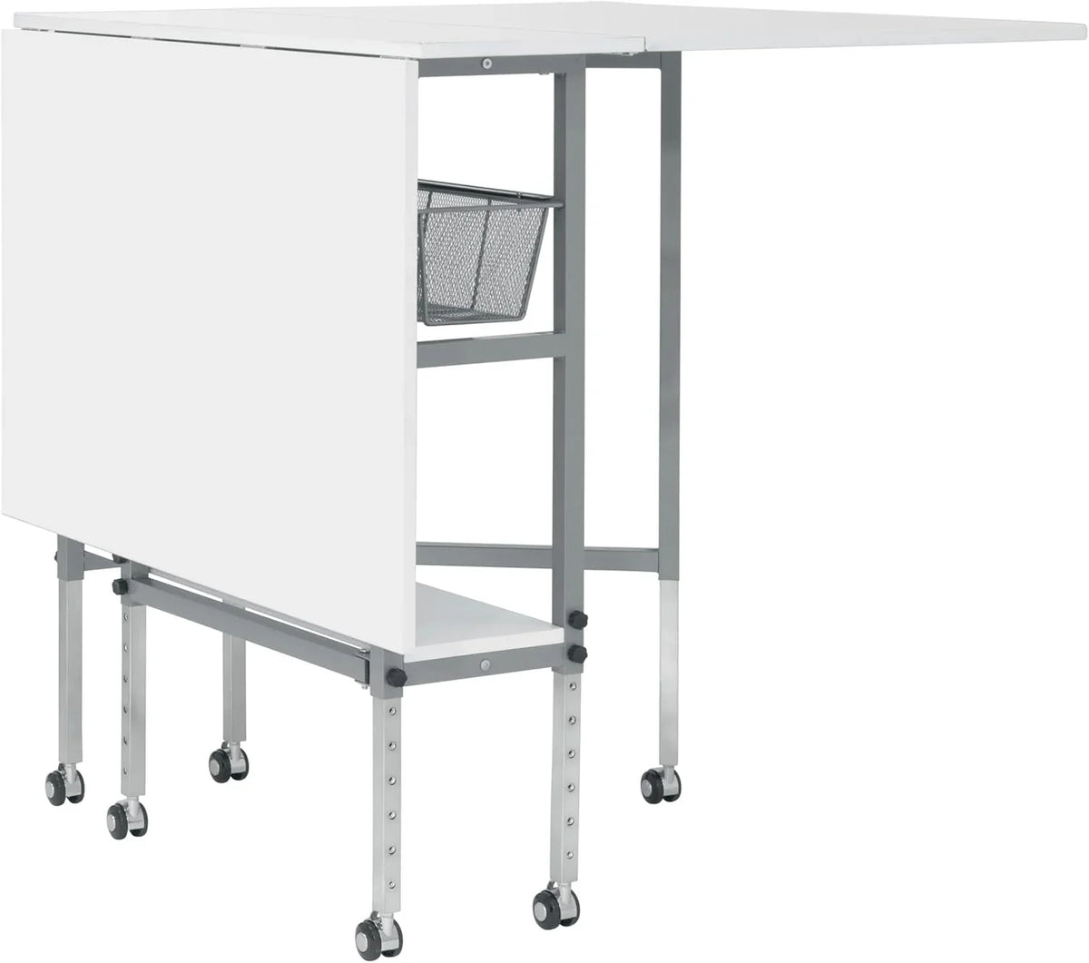 Sew Ready Hobby Cutting Table, 58.75"x36.5", White/Silver - image 1