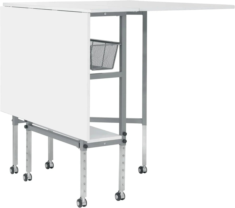 Sew Ready Hobby Cutting Table, 58.75"x36.5", White/Silver - image 1