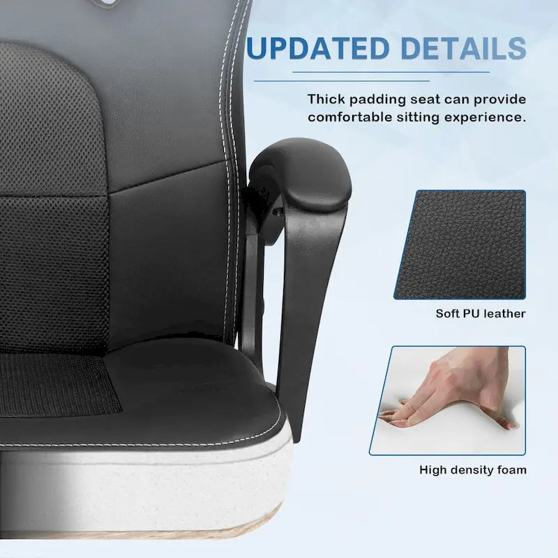 Homall Ergonomic High-Back Leather Gaming and Office Chair - image 7