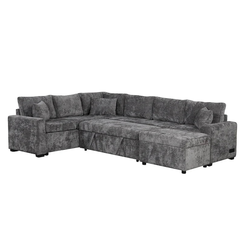 Sectional Sofa Pull-out Sofa Bed Sleeper - image 13
