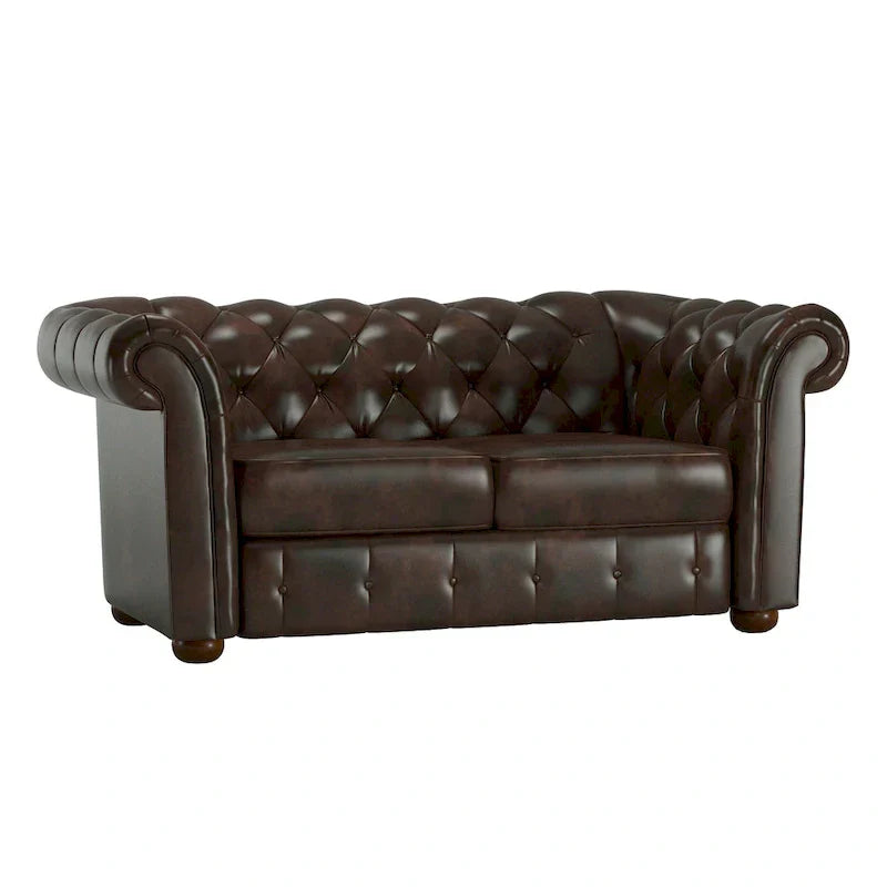 iNSPIRE Q Artisan Knightsbridge Tufted Chesterfield Loveseat - image 16