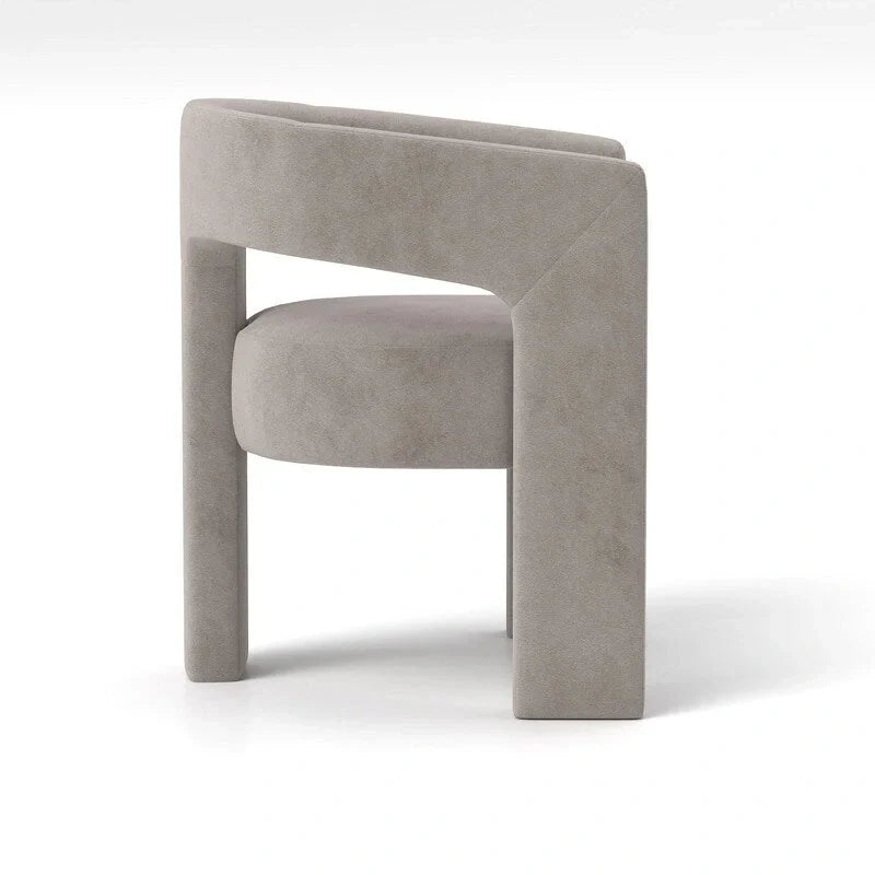 SEYNAR Contemporary Glam Velvet Dining Chair with Open-Back Design - image 30