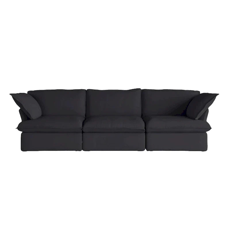 Contemporary 3-Seat Modular Sectional Sofa for Living Room - Comfortable Convertible Couch - image 17