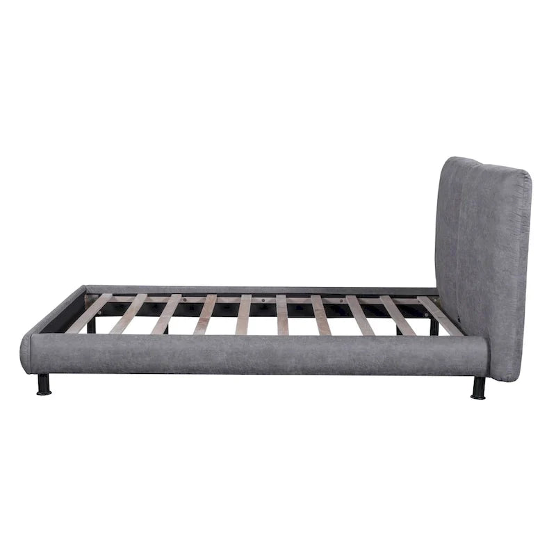 Queen Platform Bed with Dual Oversized Headrests - image 6