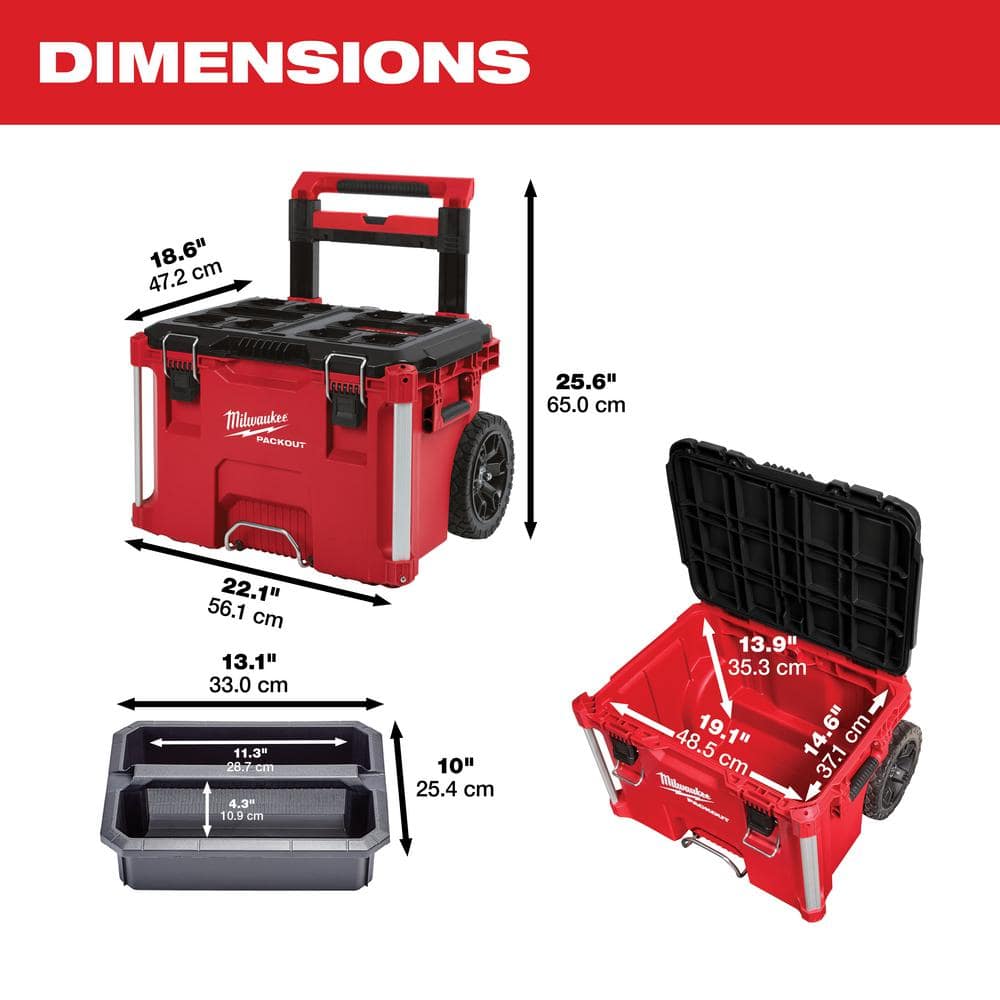 2025 22 in. Rolling Tool Box, 22 in. Large Tool Box and 22 in. Medium Tool Box 8426-8425-8424 - image 10