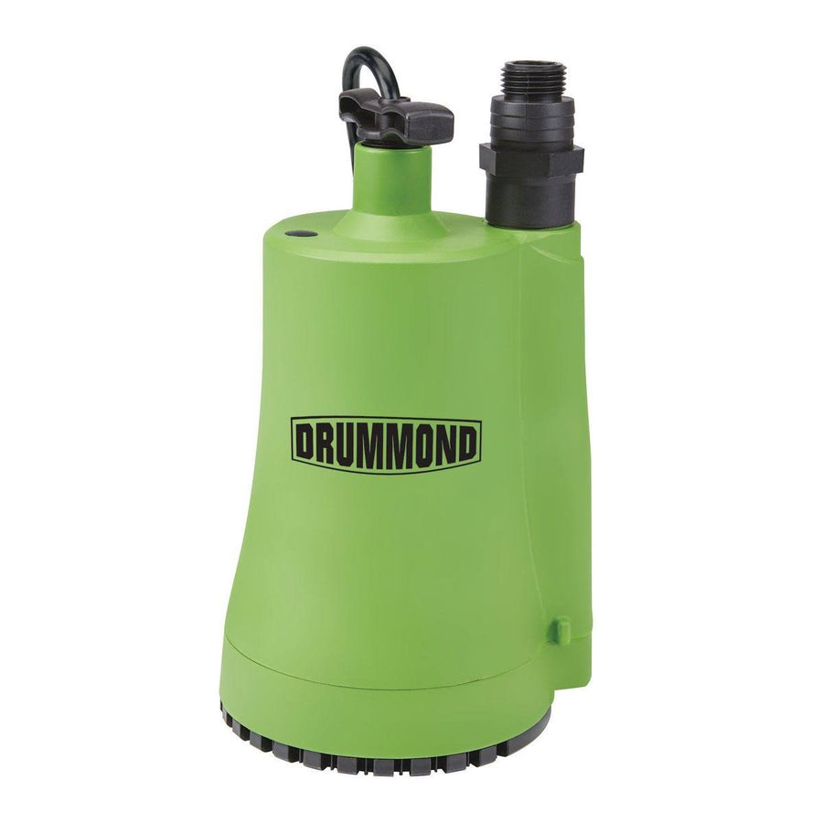 Drummond 1/6 HP Submersible Utility Pump 1600 GPH 63319 - image 1
