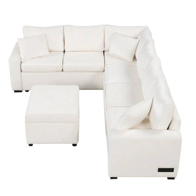 Sectional Sofa Pull-out Sofa Bed Sleeper - image 8