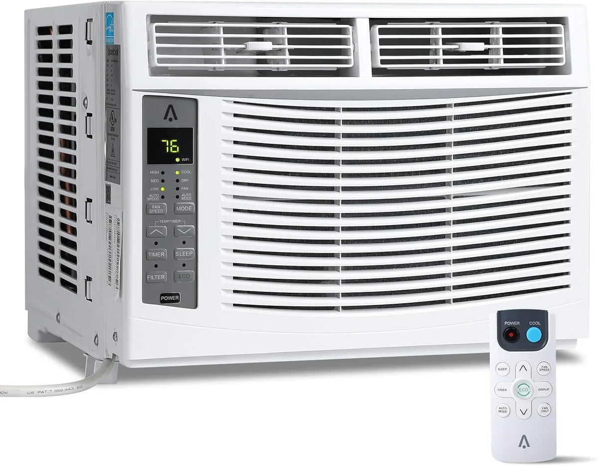 Smart 6000 BTU Window Air Conditioner with WiFi, Window AC Unit with Remote - image 3