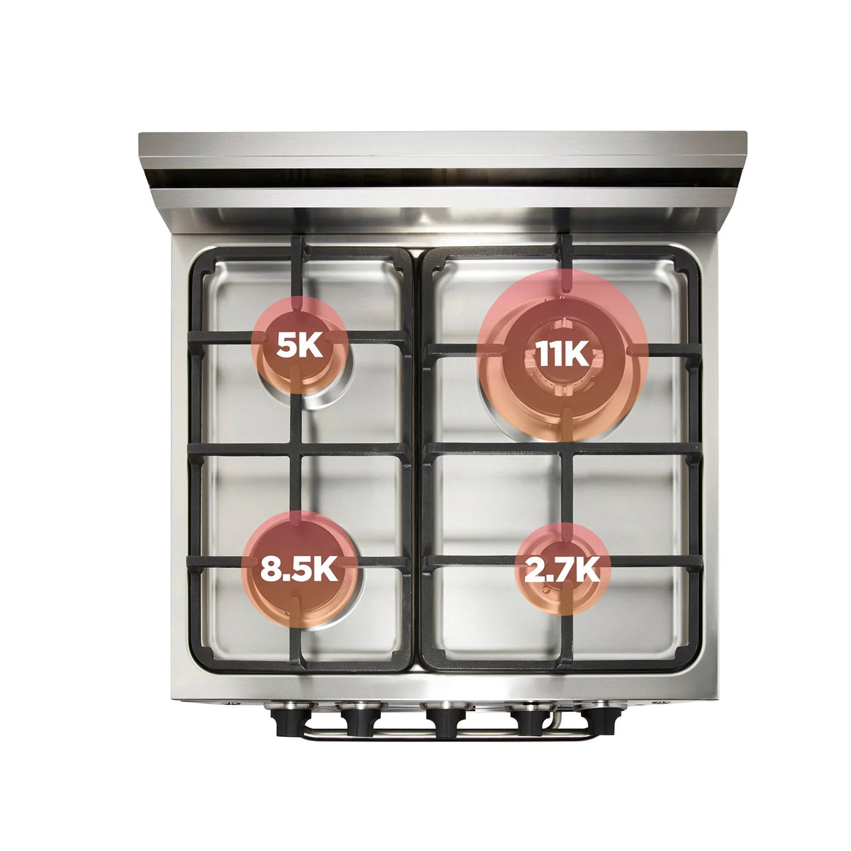 Prestige 20 in. 1.6 cu. ft. Gas Range with Convection Oven and Sealed Burners in Midnight Black - image 15