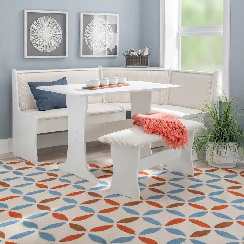 Sedley Farmhouse Nook Dining Set with Storage - image 8