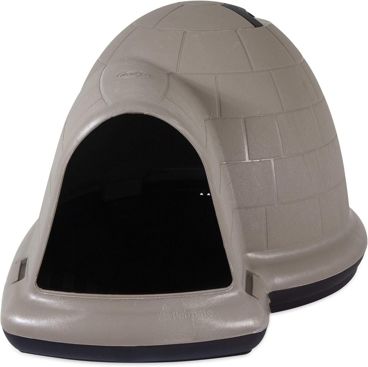 Petmate Indigo Dog House (Igloo Dog House, Made in USA with 90% Recycled Materials, All-Weather Protection Pet Shelter) for XL Dogs -90 to 125 pounds, Made in USA - image 1