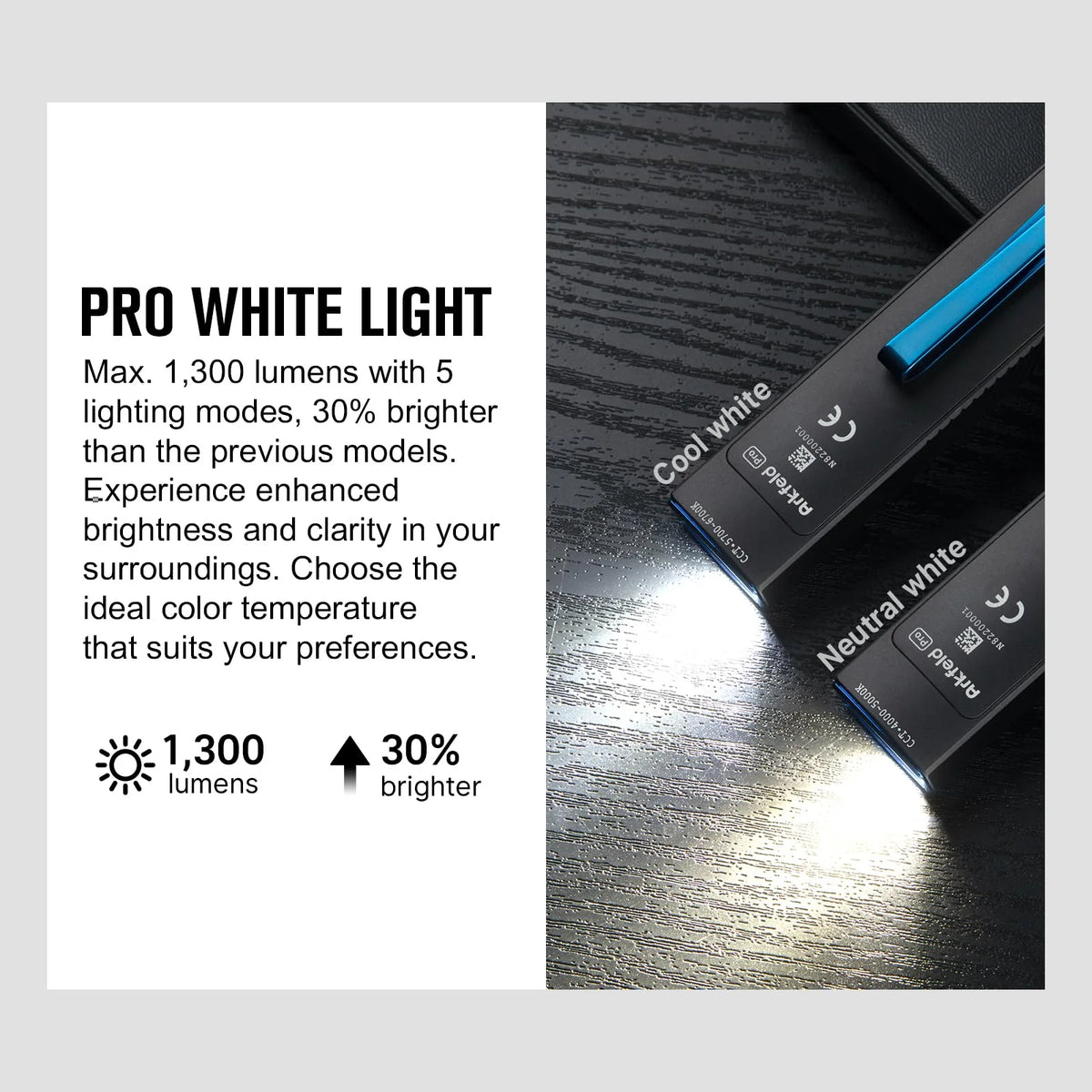 OLIGHT Arkfeld Pro Rechargeable EDC Flashlight - image 8