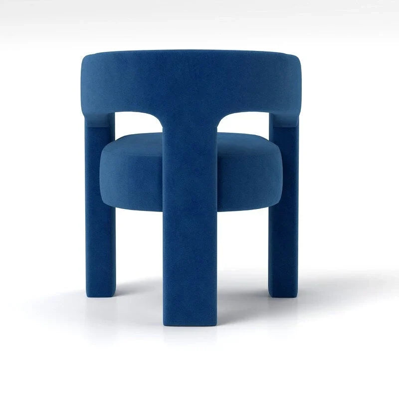 SEYNAR Contemporary Glam Velvet Dining Chair with Open-Back Design - image 13
