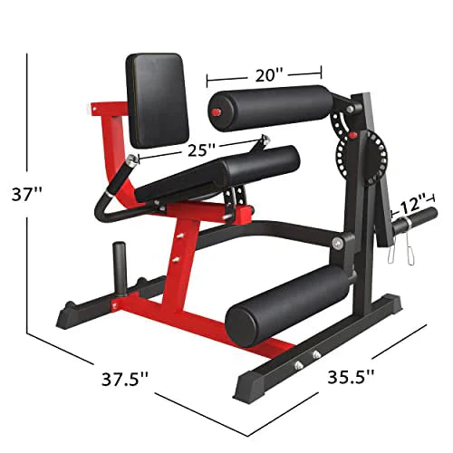 GMWD Leg Extension Machine and Curl, Lower Body Special Leg Machine, Adjustable Leg Exercise Bench - image 6
