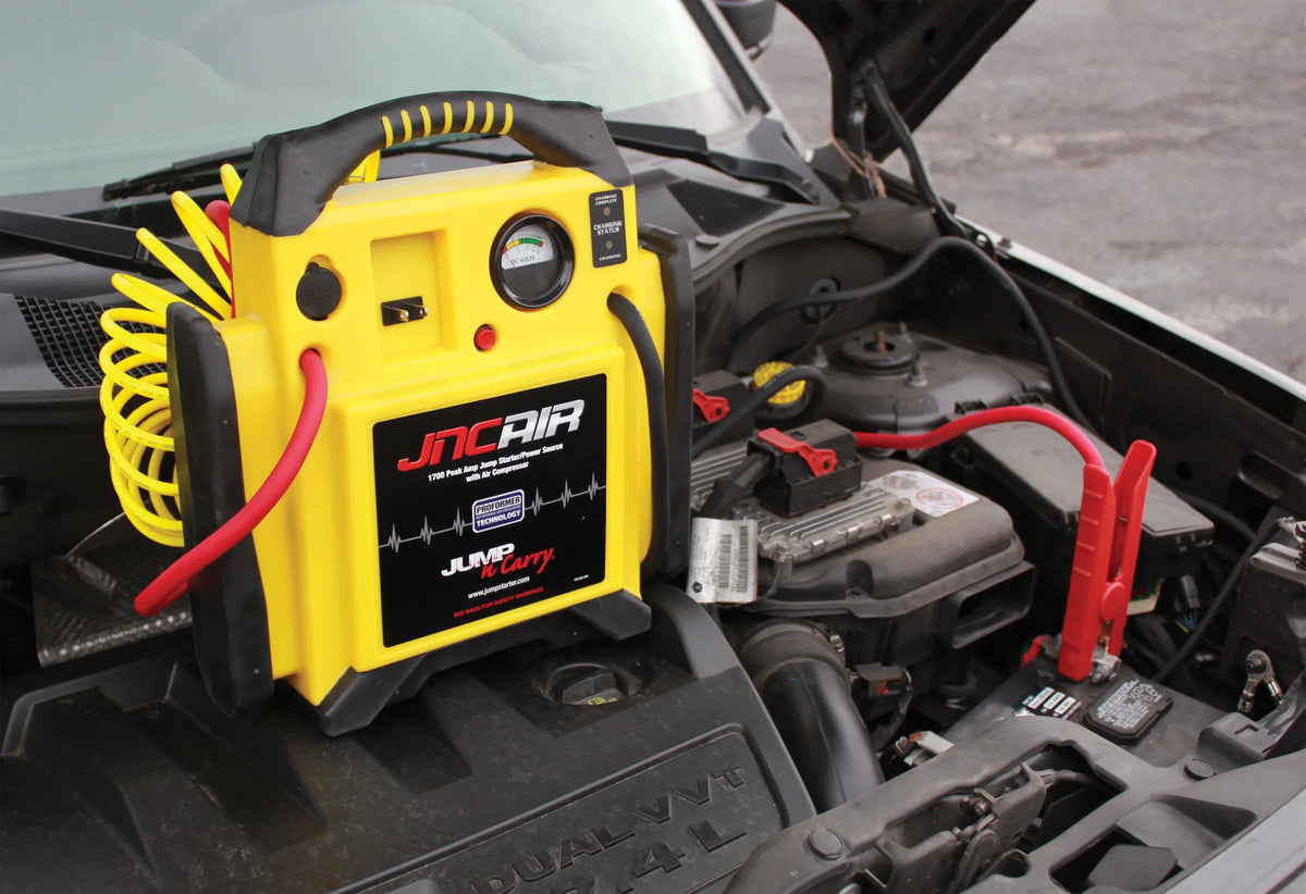 Clore Automotive Jump-N-Carry JNCAIR 1700 Peak Amp 12 Volt Jump Starter with Air System - image 2