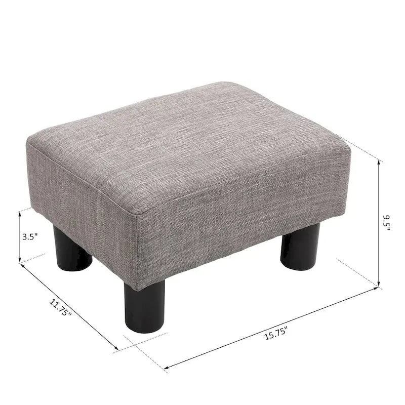Copper Grove Chaparro Contemporary Linen Footrest Ottoman - image 8