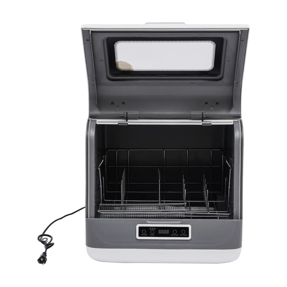 Peakora Portable Countertop Dishwasher, 3-in-1 Function Flip-Top Dishwasher, 800w Mini Dishwasher for Small Households Apartments Boats - image 7
