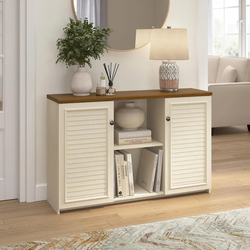 Bush Furniture Fairview Accent Cabinet Featuring Doors and Shelves - image 10