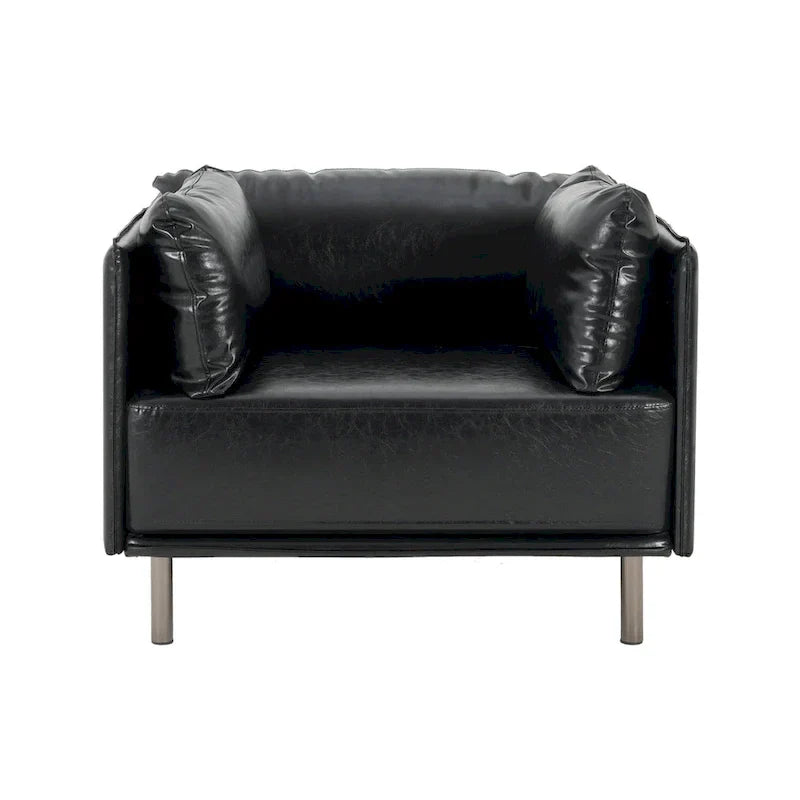 Christopher Knight Home Daphne Faux Leather Lounge Chair - image 8