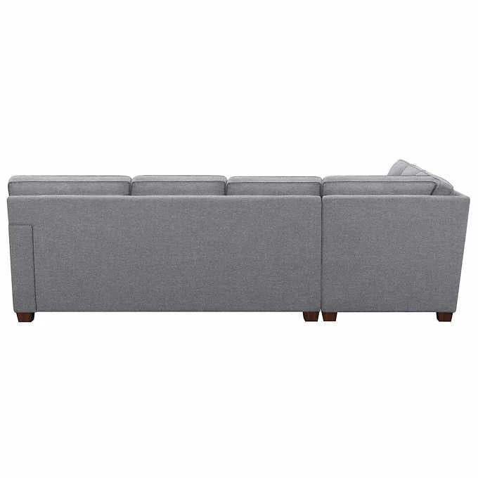 Thomasville Emilee Fabric Sectional with Storage Ottoman - image 4