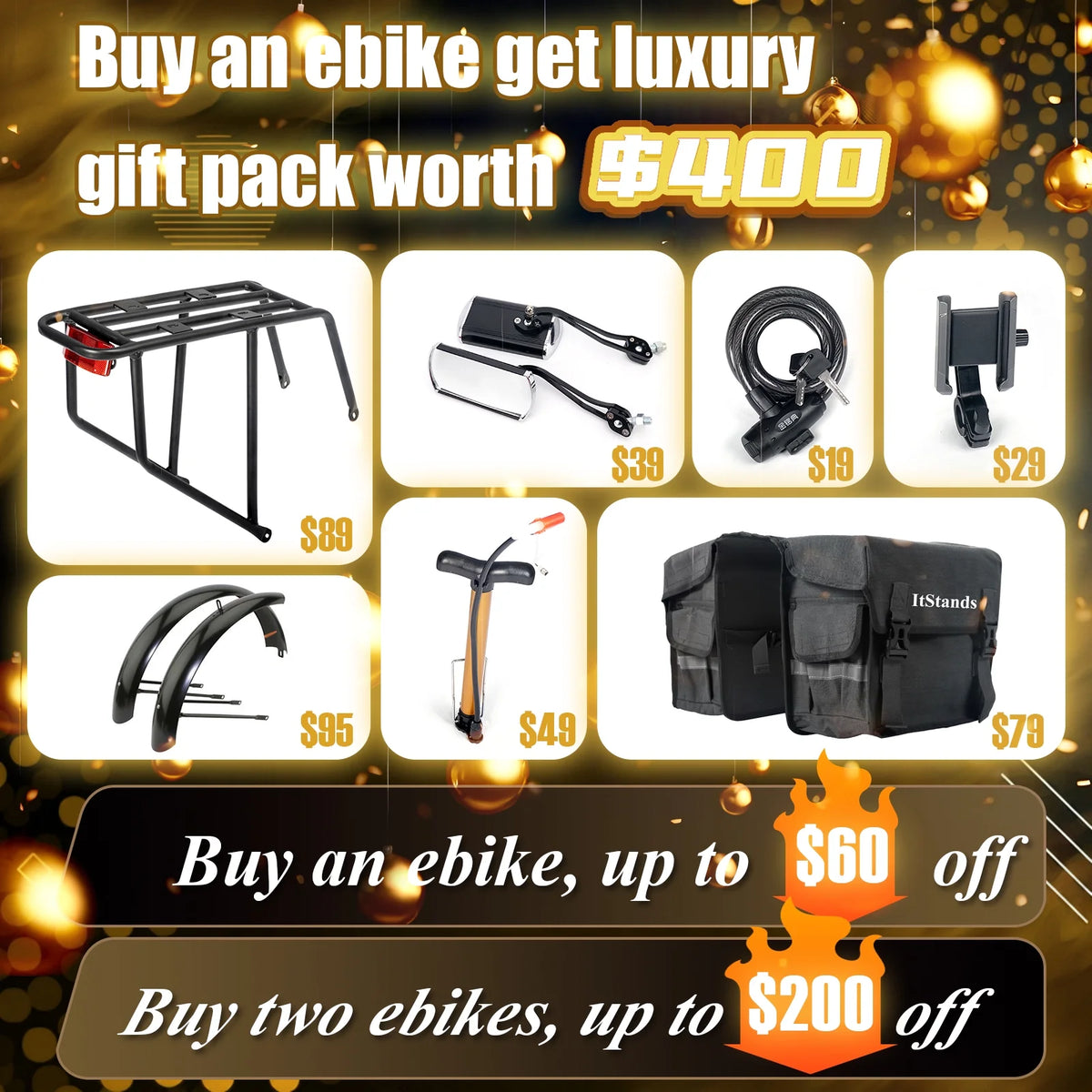 Electric Bike for Adults 26'', 1000W E - Mountain Bike 48V 30/20ah UL2849 Removable Battery, Fat Tire Ebike up to - image 25