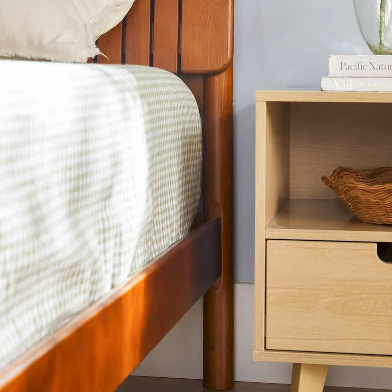 Modern King Bed with Slatted Headboard by Middlebrook Designs - image 22