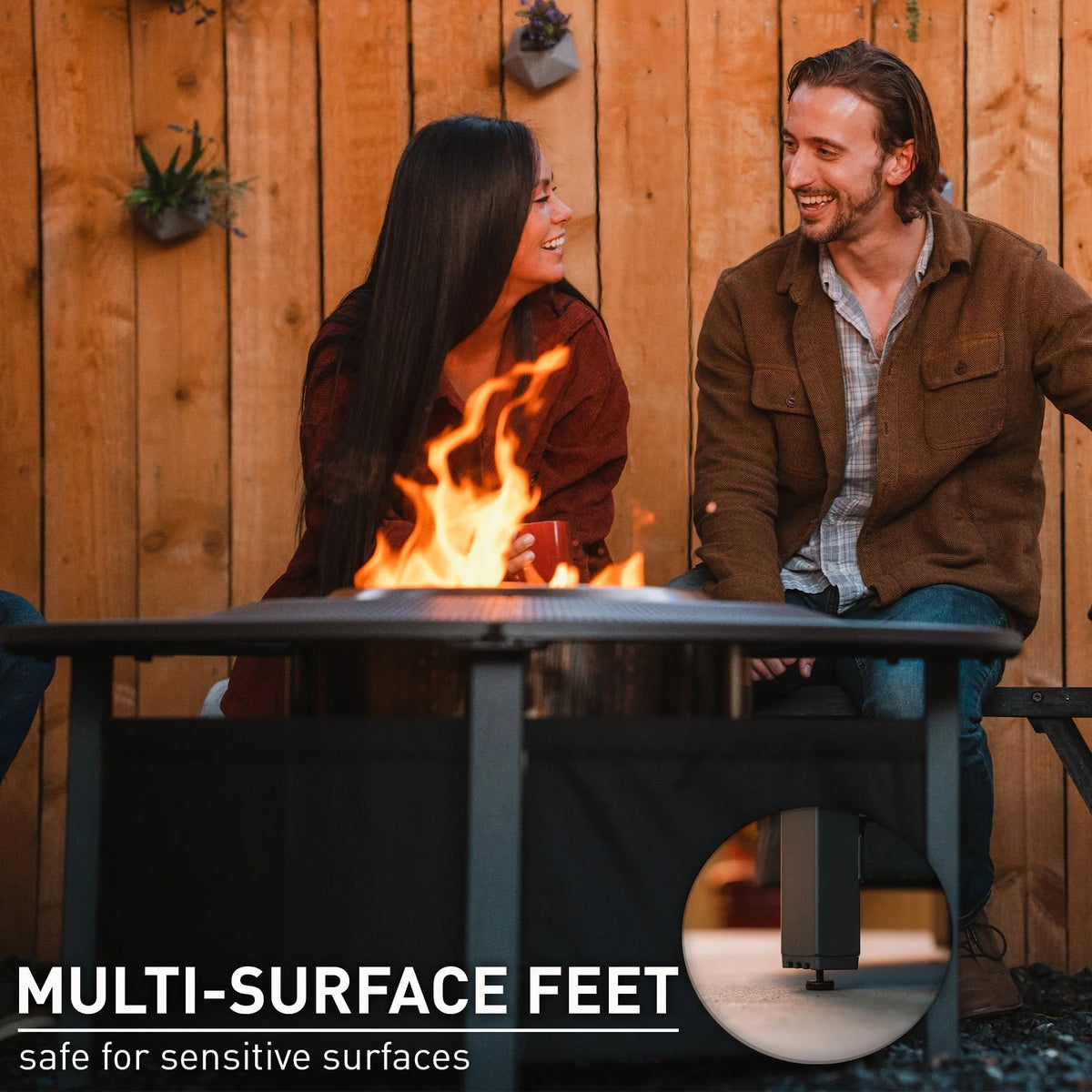 Solo Stove Fire Pit Surround Tabletop, Small Elevation for Ranger and Bonfire Wood Burning Outdoor Fire Pit, Powder - image 7