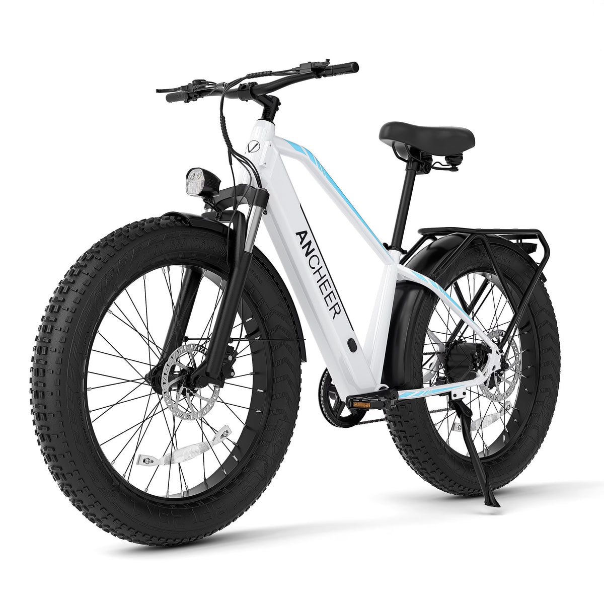 ANCHEER Electric Bike for Adults Peak 1000W Electric Bicycle 48V 15AH Battery Electric Bike 26" x 4.0" Fat Tire - image 3