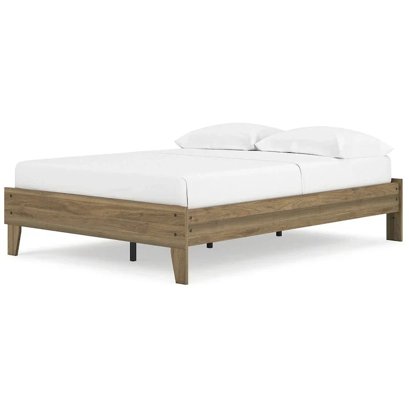 Signature Design by Ashley Deanlow Honey Wood Platform Bed - image 12