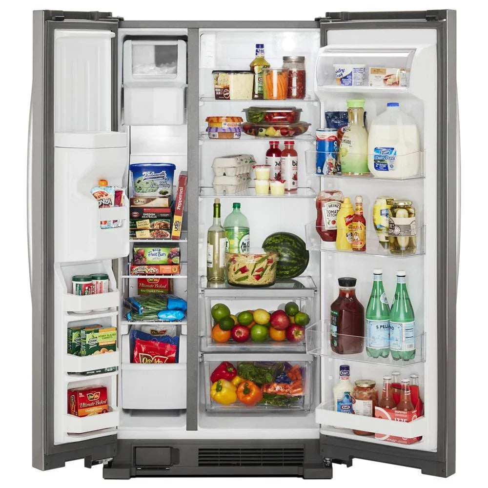 36-Inch Wide Side-By-Side Refrigerator - 24 Cu. ft. Stainless Steel - image 12