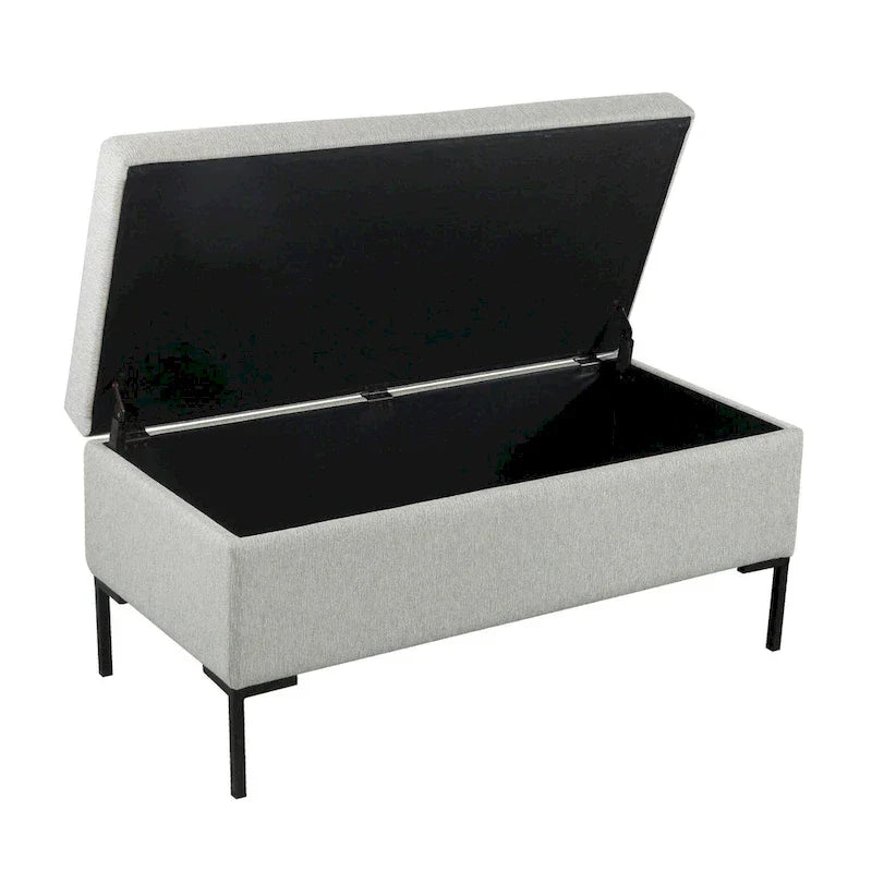 HomePop Metal-Leg Storage Bench - image 33