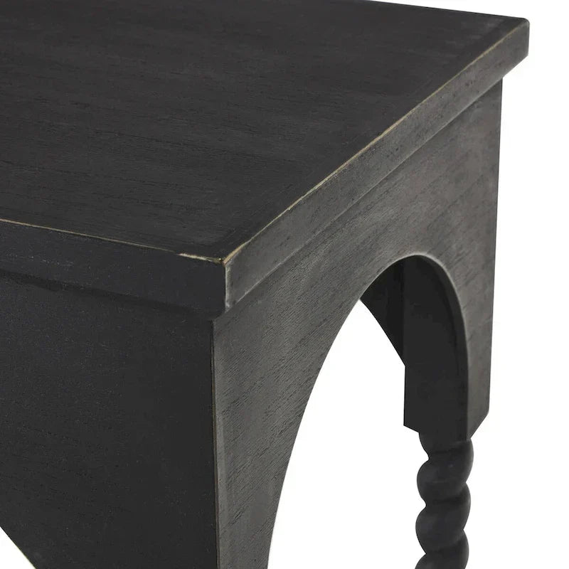 Console Table with Shelf and Arched Design - image 6