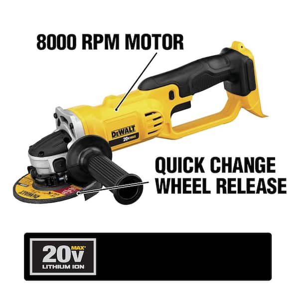 20V MAX Cordless 7 Tool Combo Kit, 20V MAX 4.5-5 in. Grinder, and (1) 20V 4.0Ah and (1) 20V 2.0Ah Batteries - image 11
