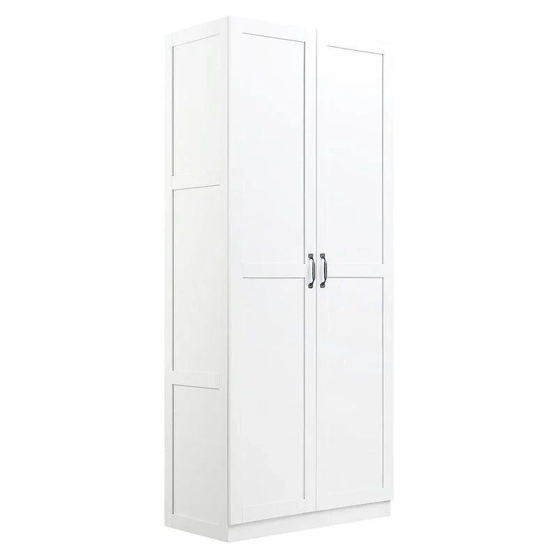 Modern Storage Wardrobe Cabinet with Doors and Multi Compartment Shelves - image 23