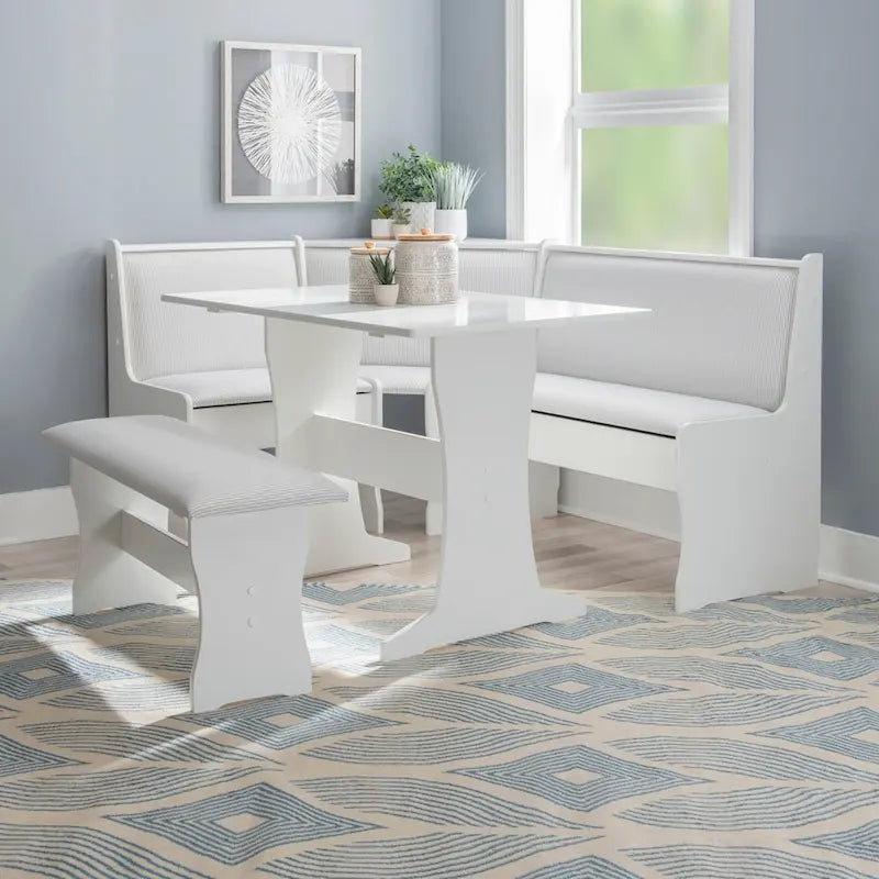 Sedley Farmhouse Nook Dining Set with Storage - image 9