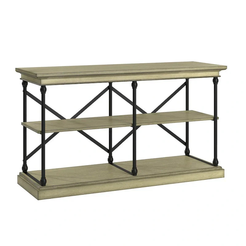 iNSPIRE Q Artisan Barnstone Iron and Wood Entryway Console Table - image 4