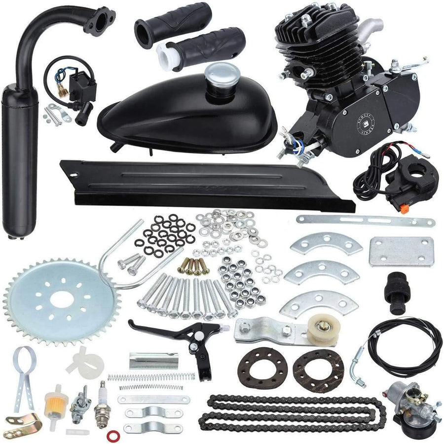 Sange 50cc 2-Stroke Petrol Motor Conversion Kit for 26′′-28′′ Bikes – Black, Air-Cooled, Easy Install, Fuel Efficient - image 1