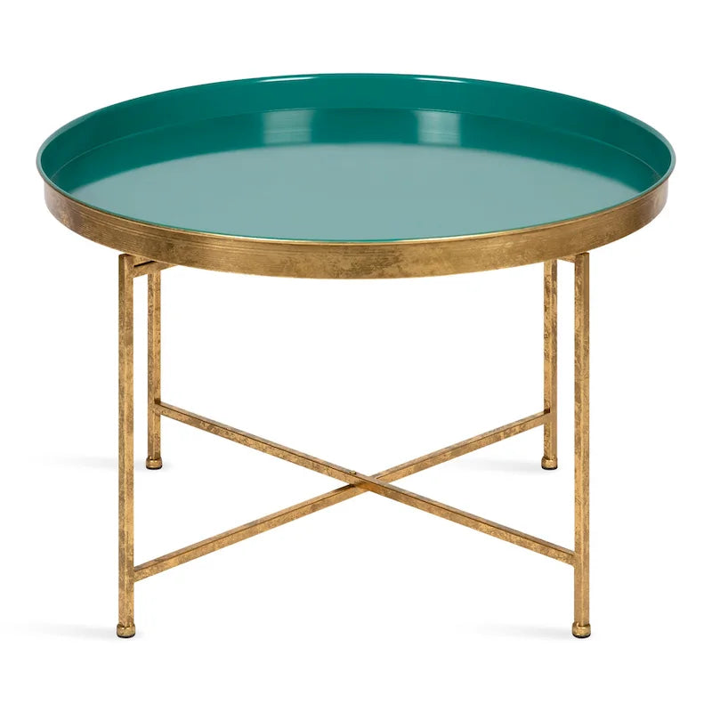 Kate and Laurel Celia 28.25-Inch Round Metal Coffee Table - image 37