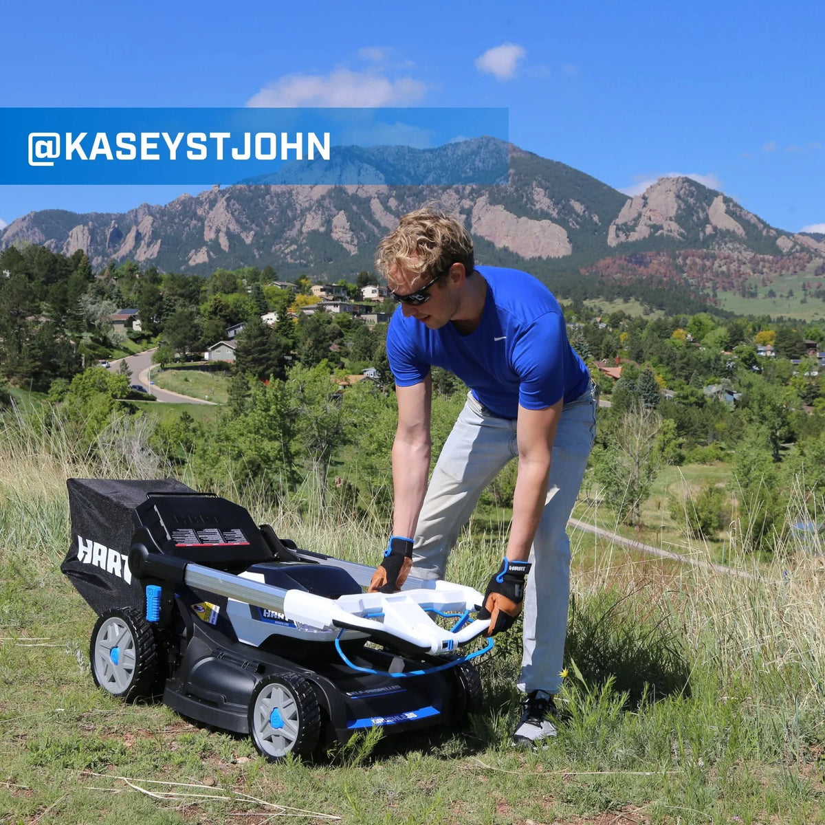 HART 40-Volt 21-inch Supercharge 3-in-1 Self-Propelled Mower Kit, (2) 6.0Ah Lithium-Ion Batteries - image 14