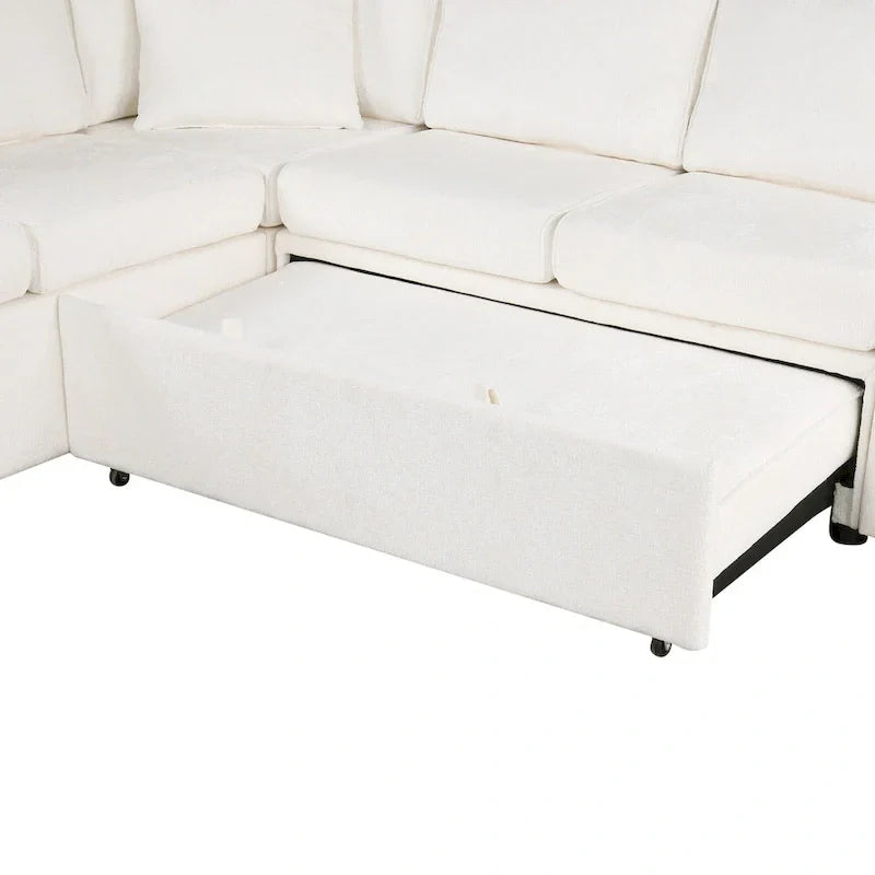 Sectional Sofa Pull-out Sofa Bed Sleeper - image 37
